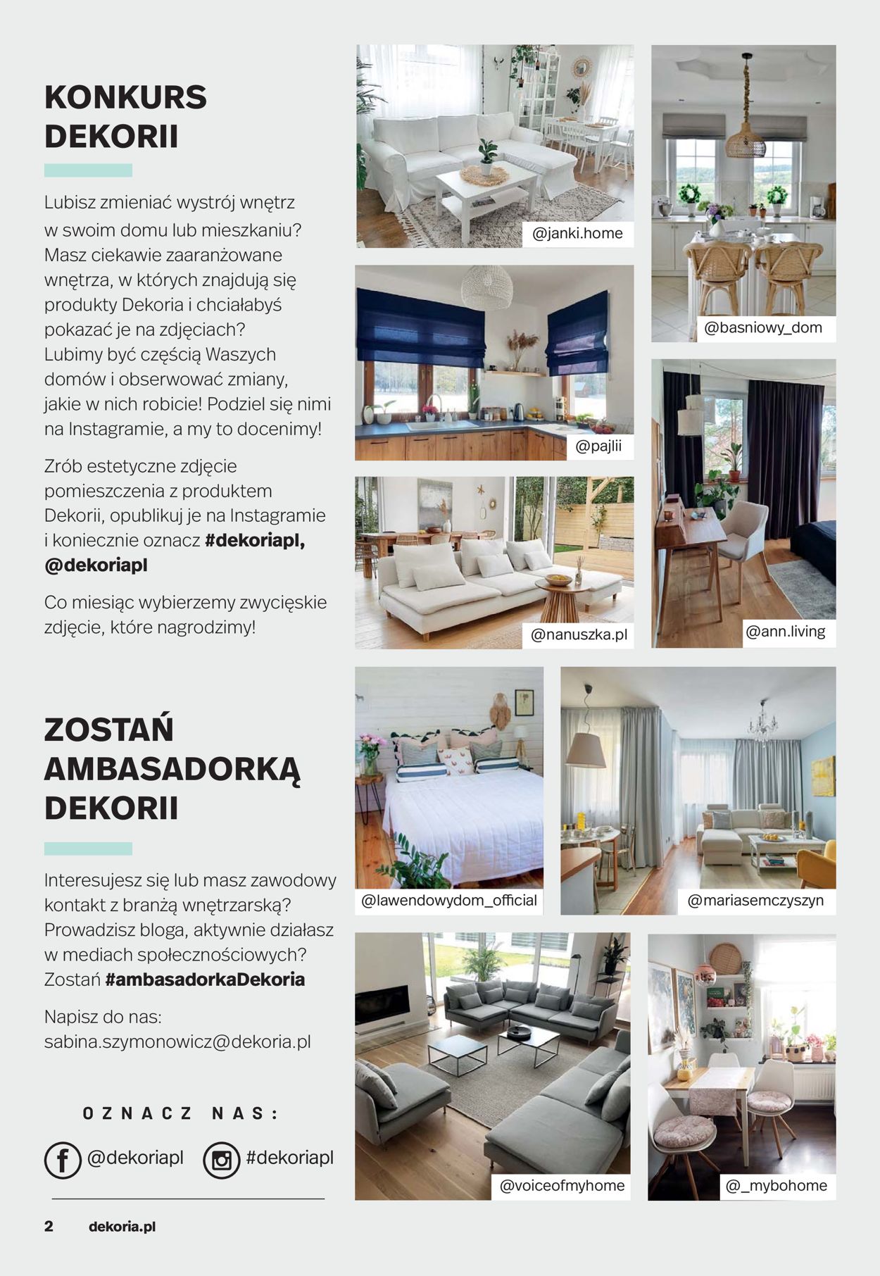 Gazetka promocyjna Dekoria - 01.09-31.12.2020 (Strona 2)