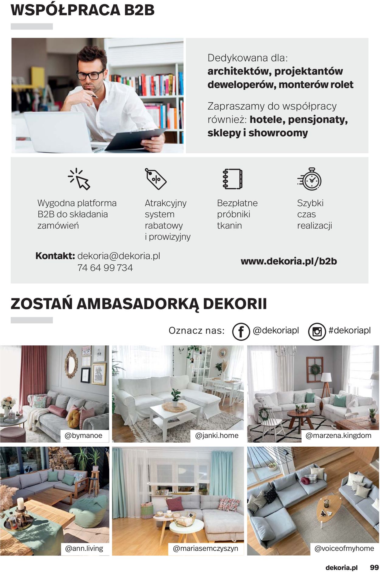 Gazetka promocyjna Dekoria - 01.03-31.08.2021 (Strona 99)