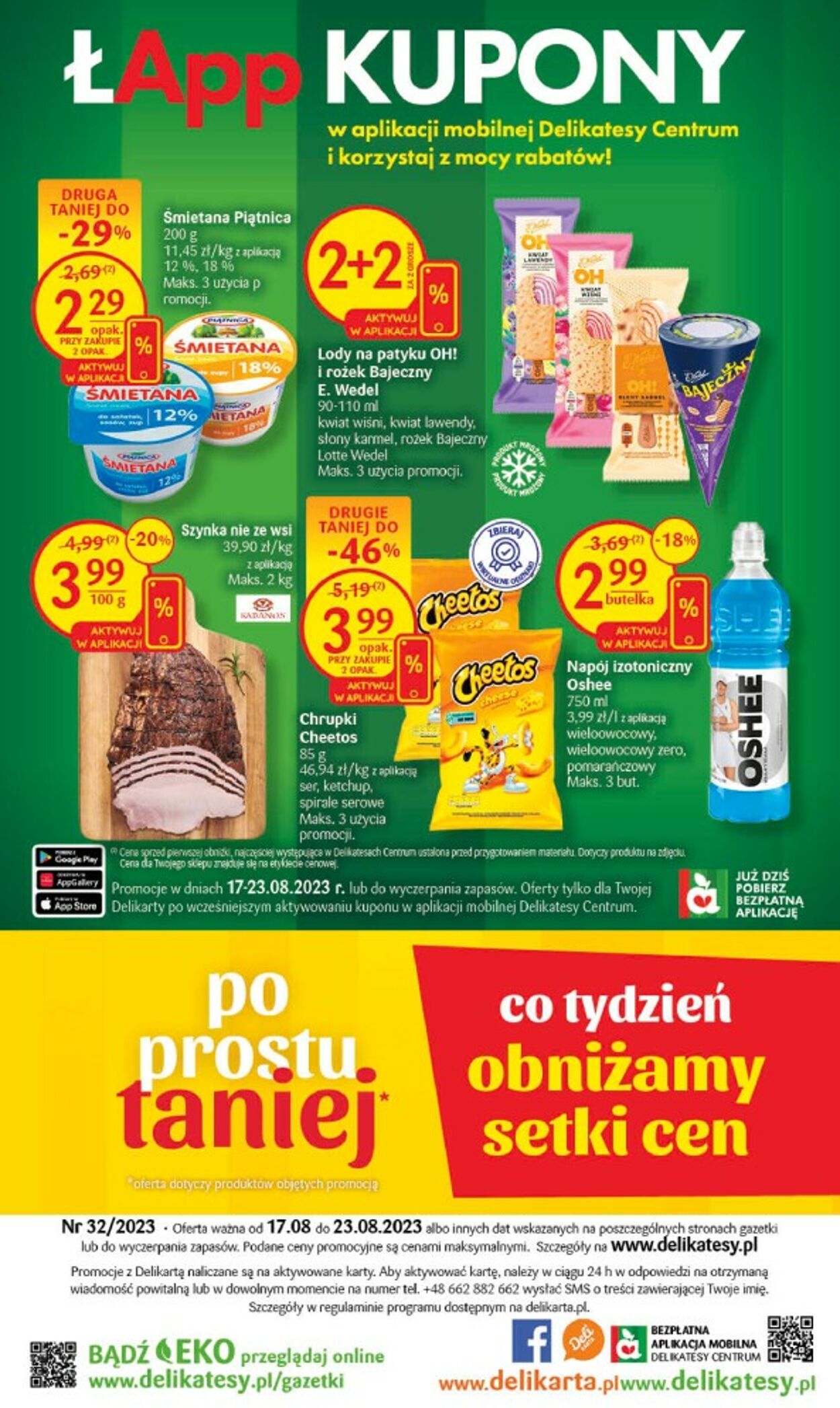Gazetka promocyjna Delikatesy Centrum - 17.08-23.08.2023 (Strona 32)
