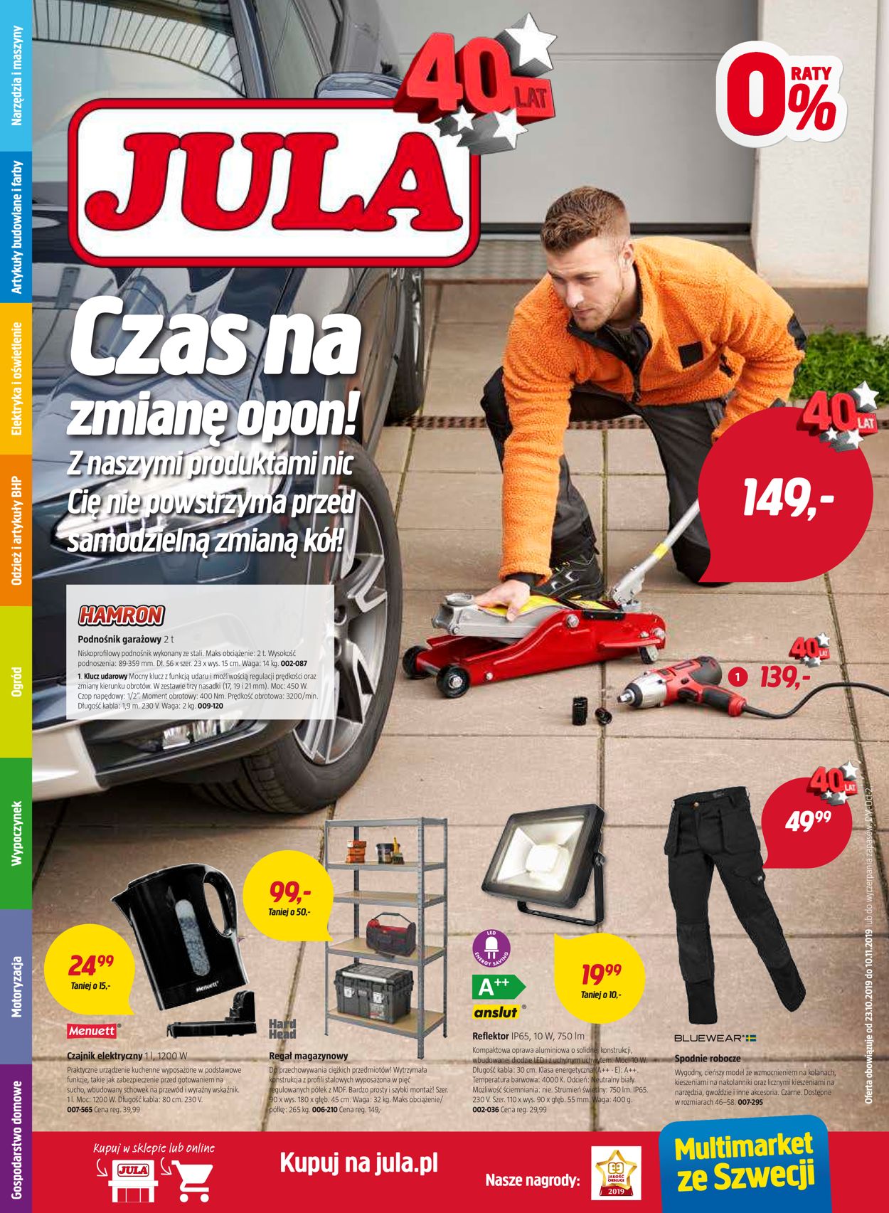 Gazetka promocyjna Jula - 23.10-10.11.2019