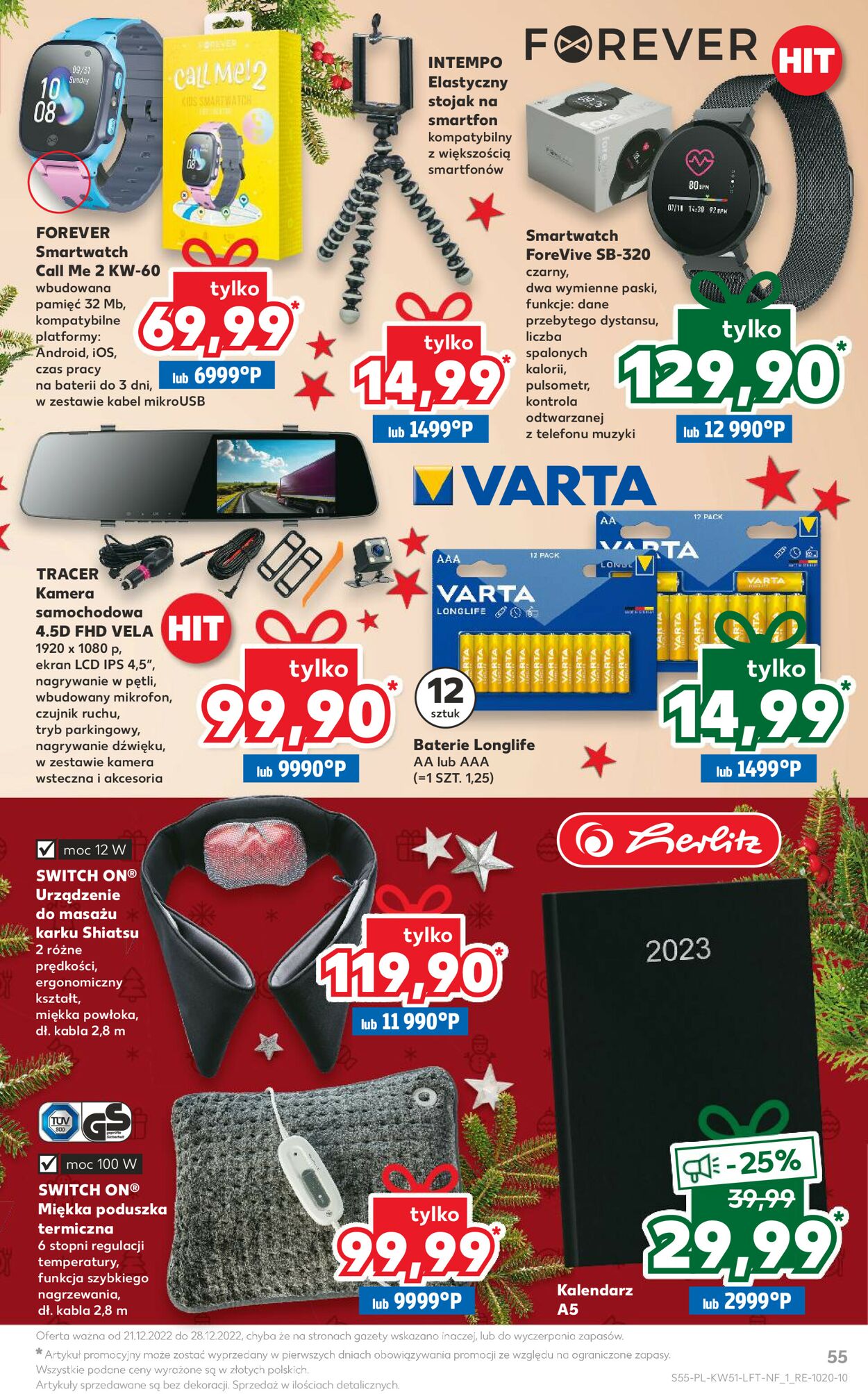 Gazetka promocyjna Kaufland - 21.12-28.12.2022 (Strona 55)