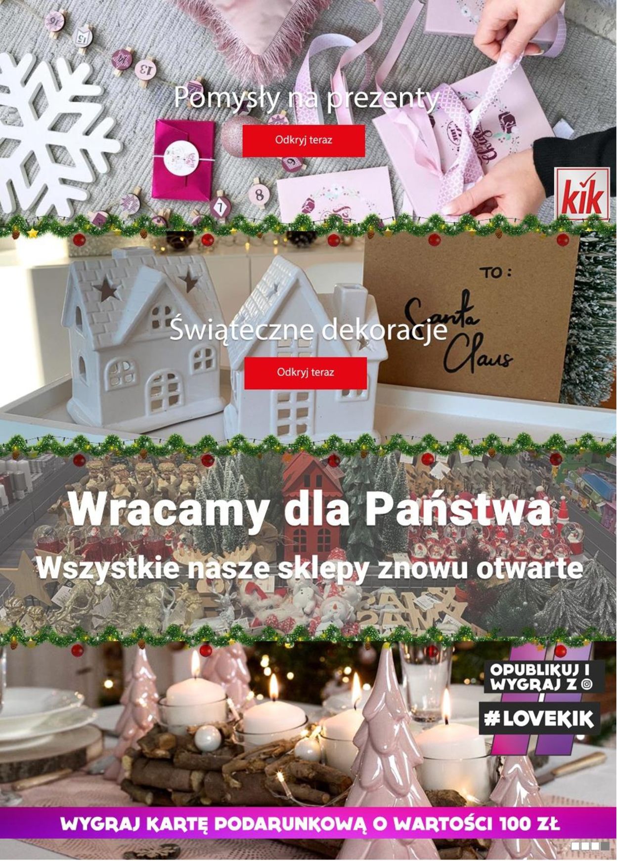 Gazetka promocyjna Kik Gazetka Świąteczna 2020 - 17.12-31.12.2020