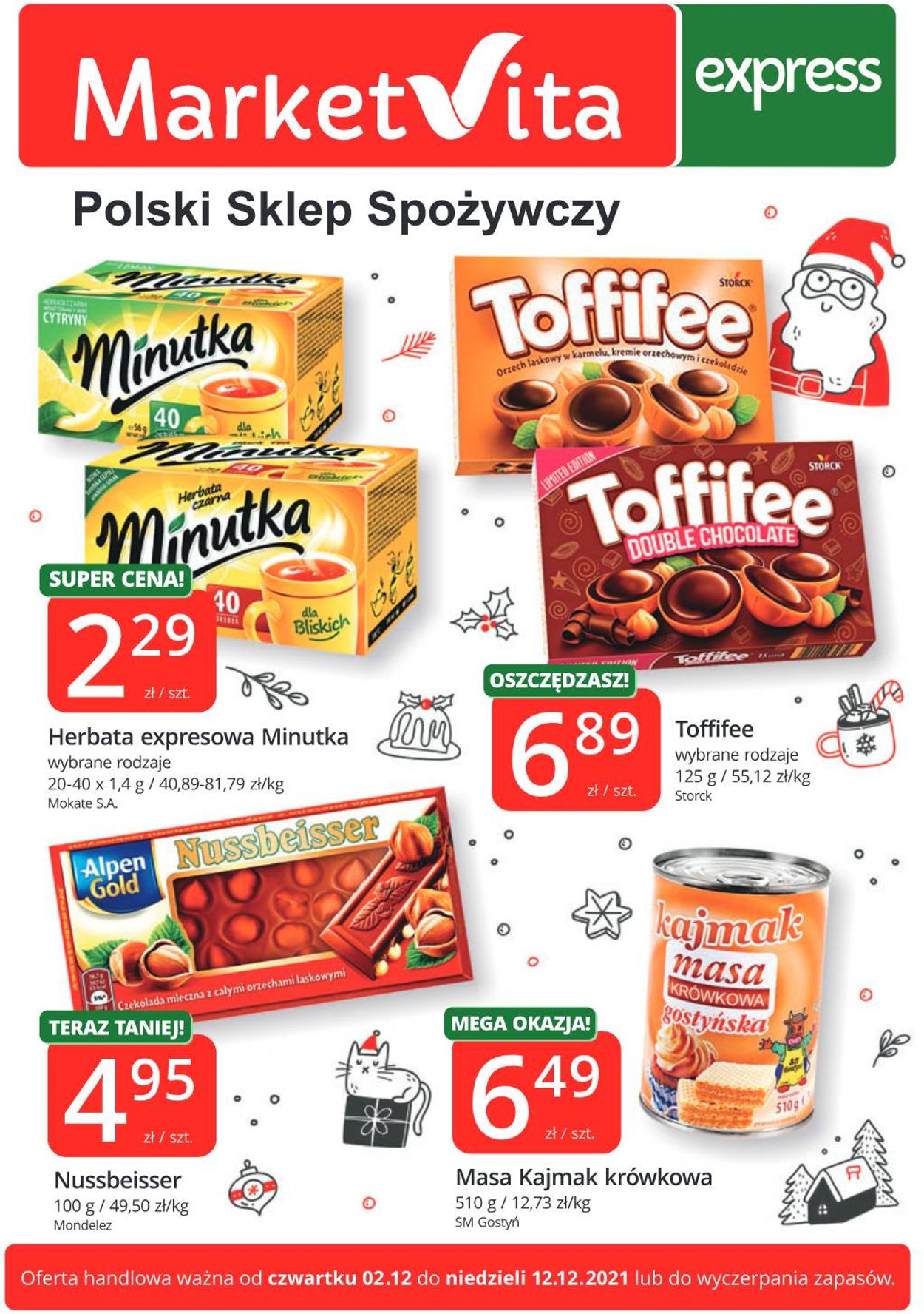 Gazetka promocyjna MarketVita - 02.12-12.12.2021