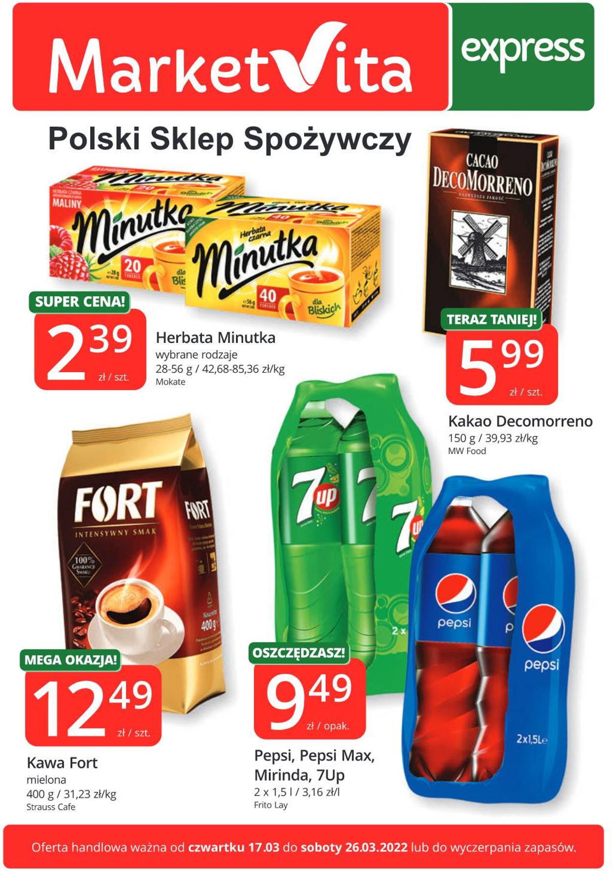 Gazetka promocyjna MarketVita - 17.03-26.03.2022