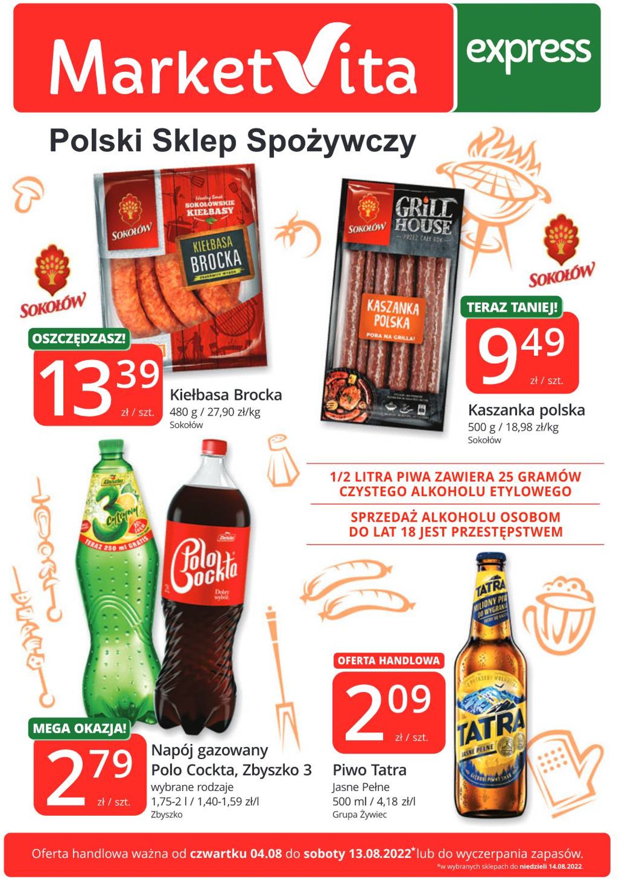 Gazetka promocyjna MarketVita - 04.08-13.08.2022