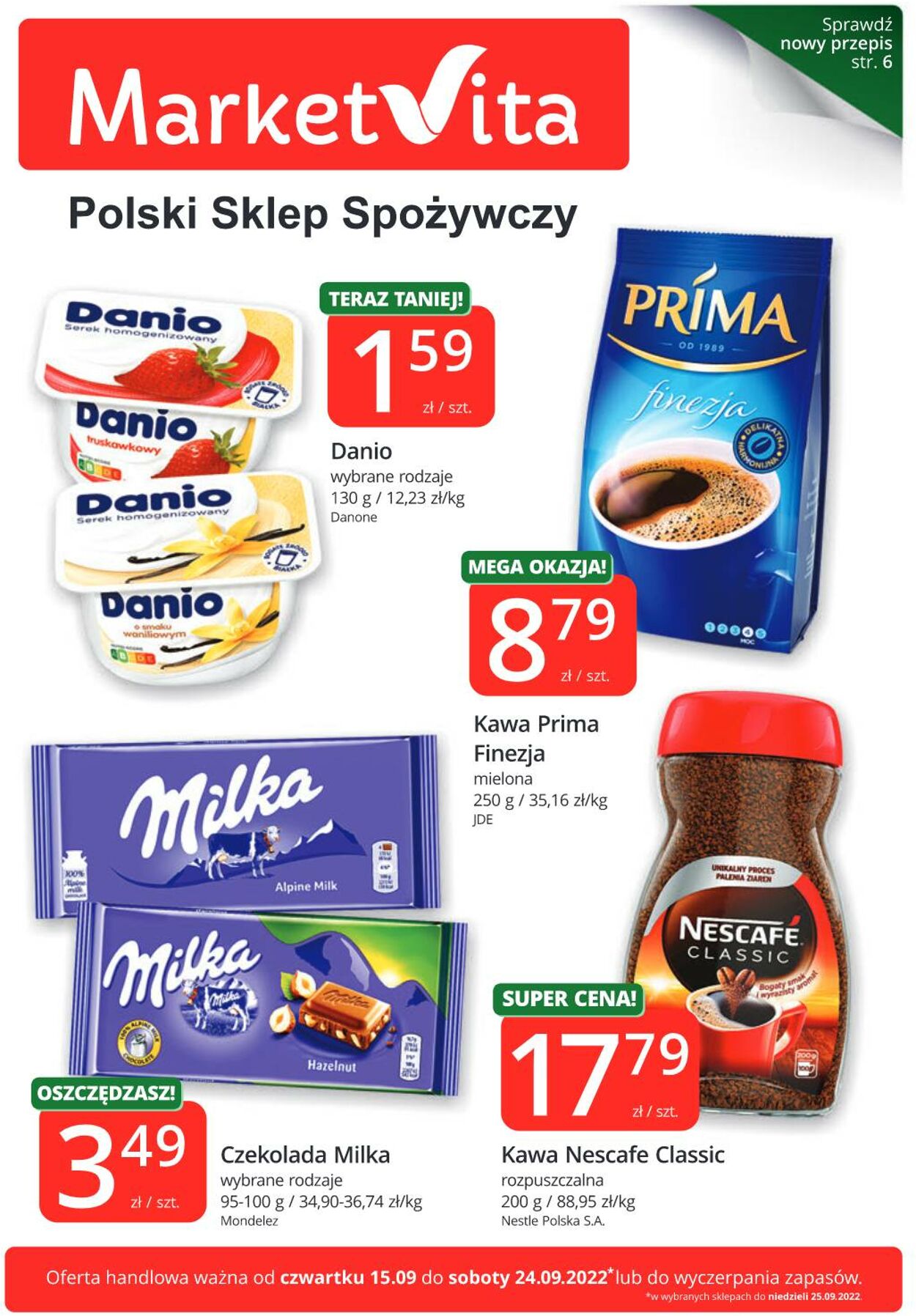 Gazetka promocyjna MarketVita - 15.09-24.09.2022