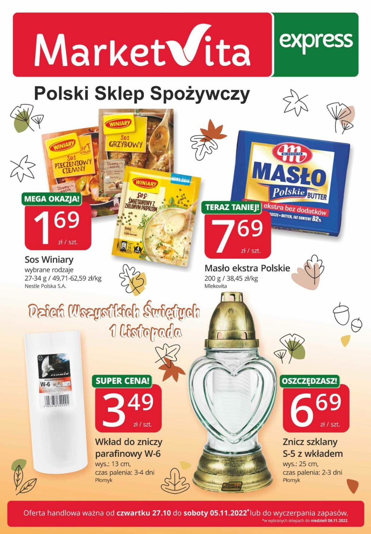 Gazetka promocyjna MarketVita - 27.10-05.11.2022