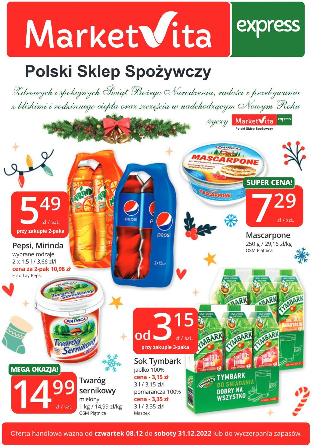 Gazetka promocyjna MarketVita - 08.12-31.12.2022