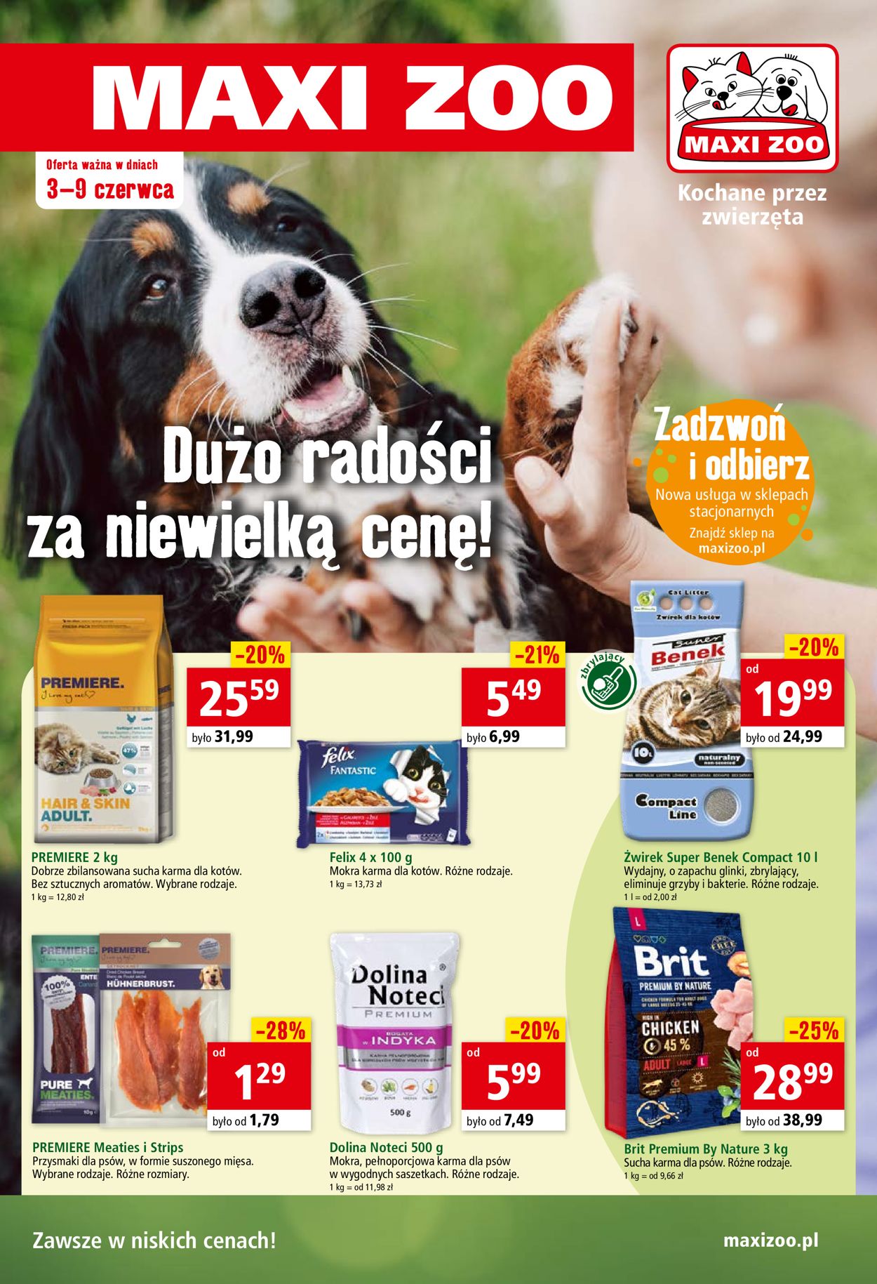 Gazetka promocyjna Maxi Zoo - 03.06-09.06.2020