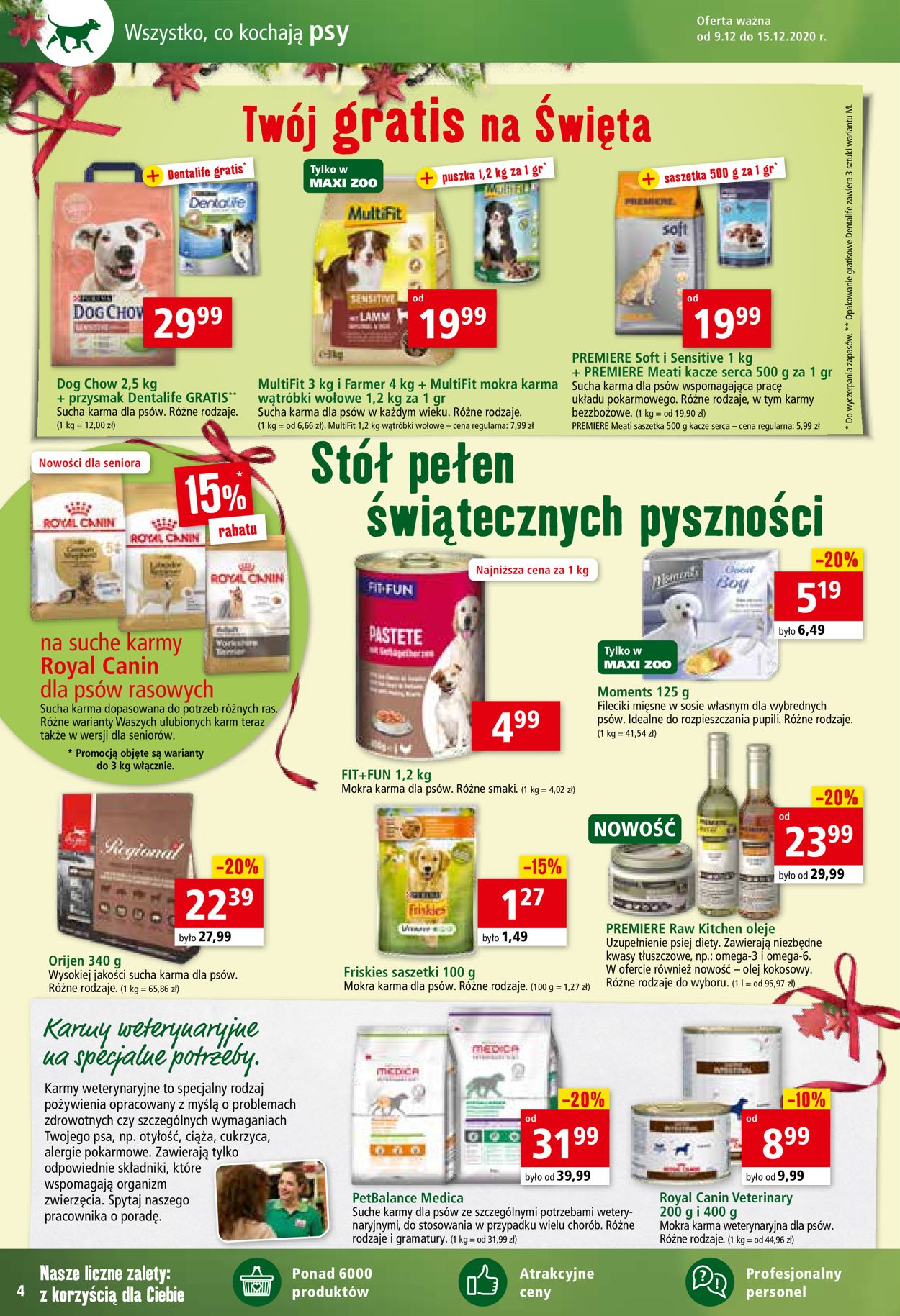 Gazetka promocyjna Maxi Zoo Gazetka Świąteczna 2020 - 09.12-15.12.2020 (Strona 4)