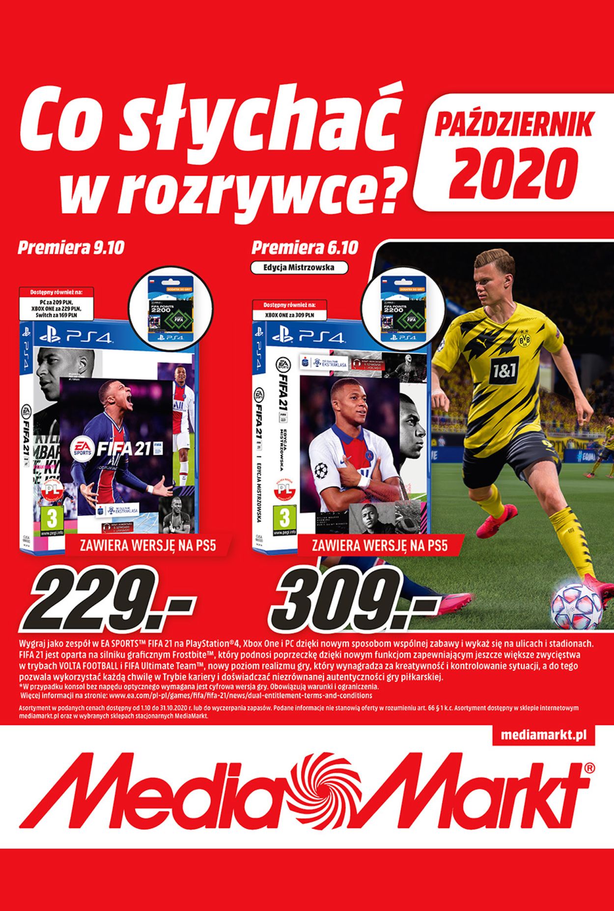 Gazetka promocyjna Media Markt - 01.10-31.10.2020