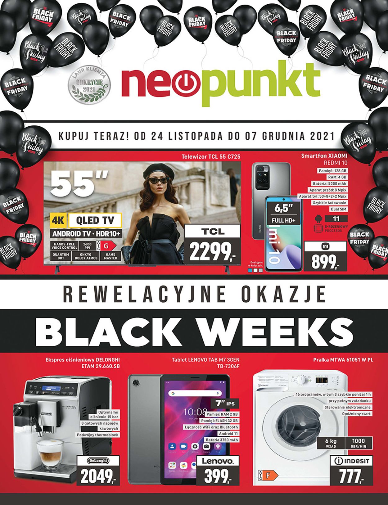 Gazetka promocyjna Neopunkt BLACK WEEKS - 24.11-07.12.2021