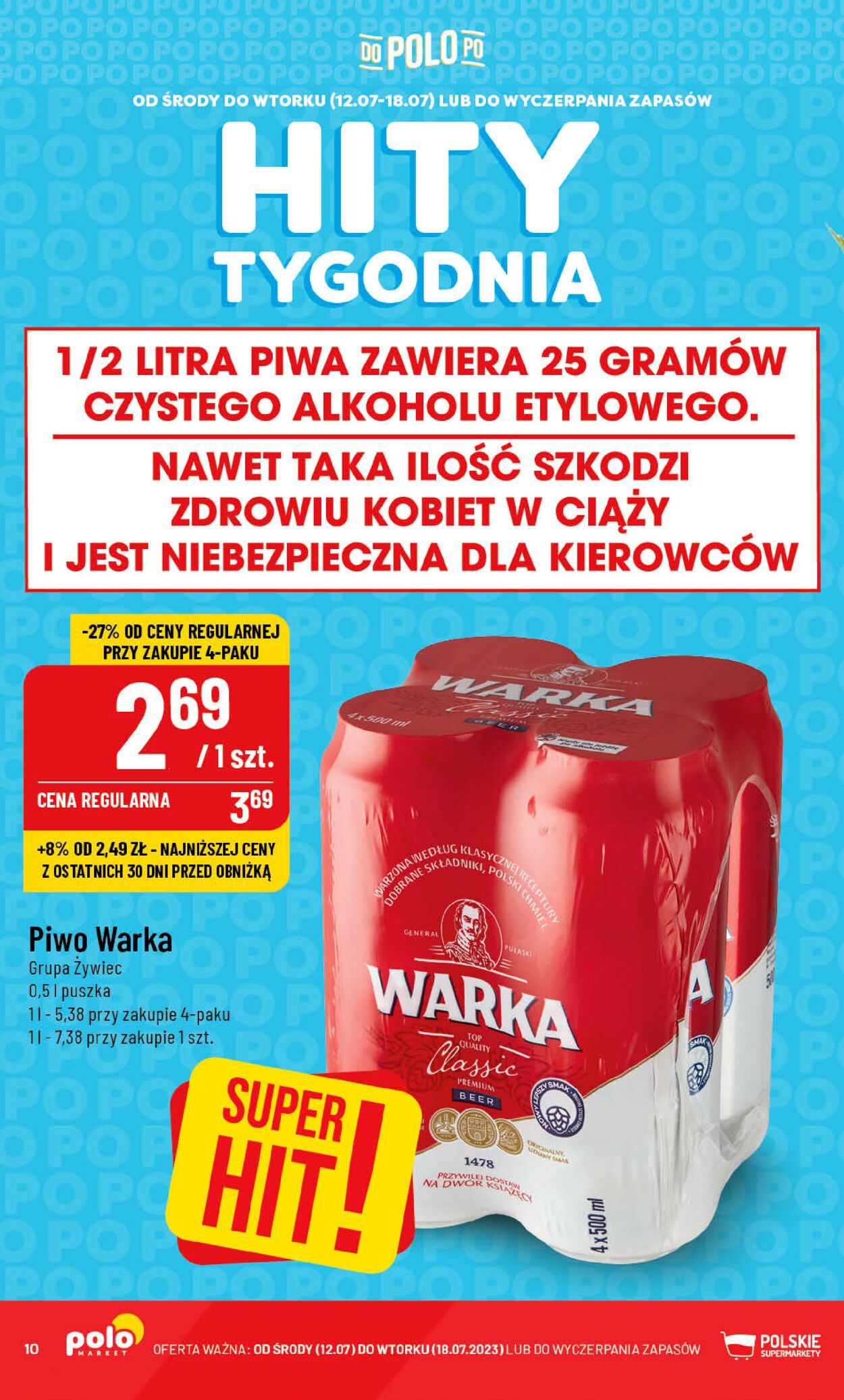 Gazetka promocyjna Polomarket - 12.07-18.07.2023 (Strona 10)