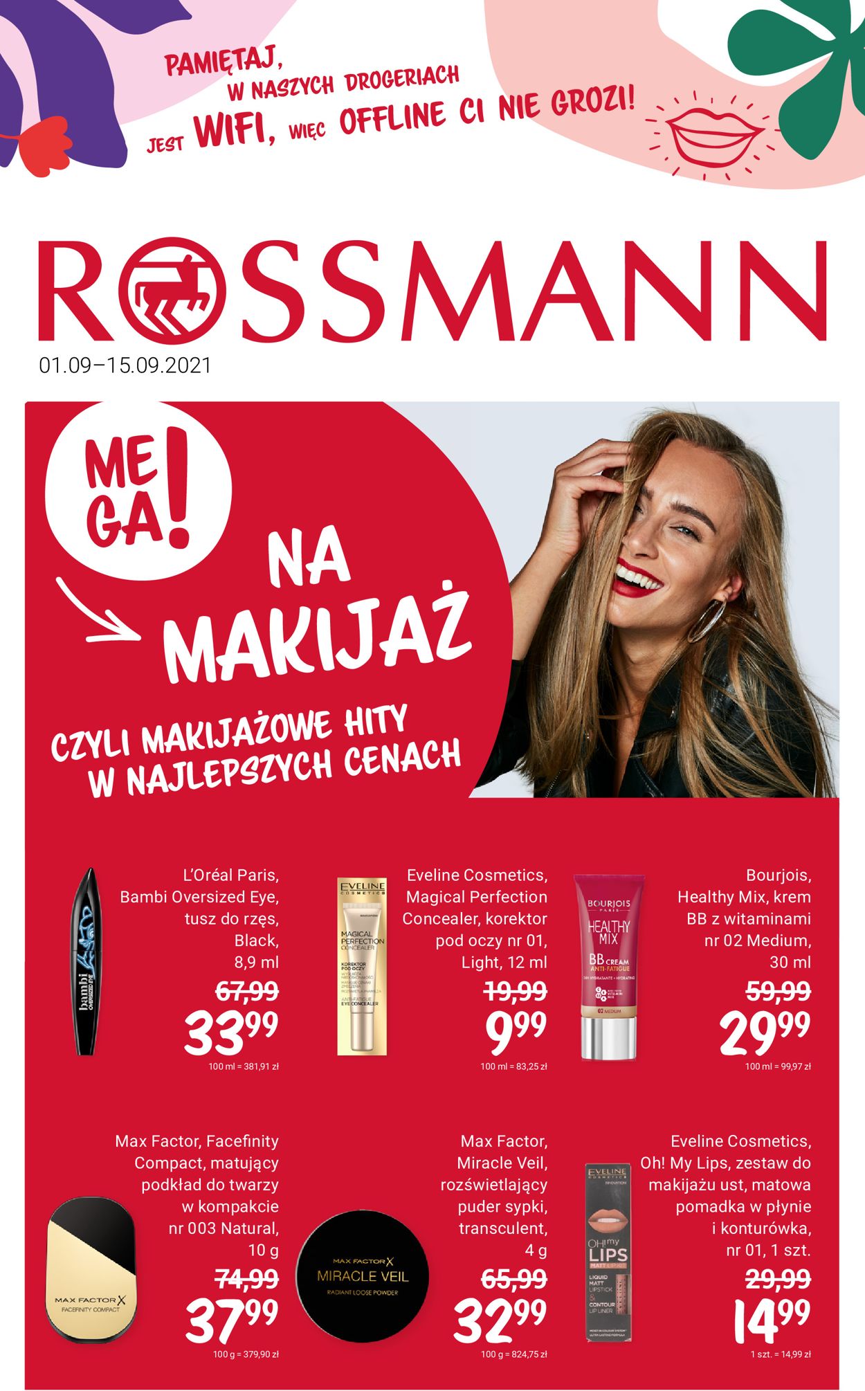 Gazetka promocyjna Rossmann - 01.09-15.09.2021
