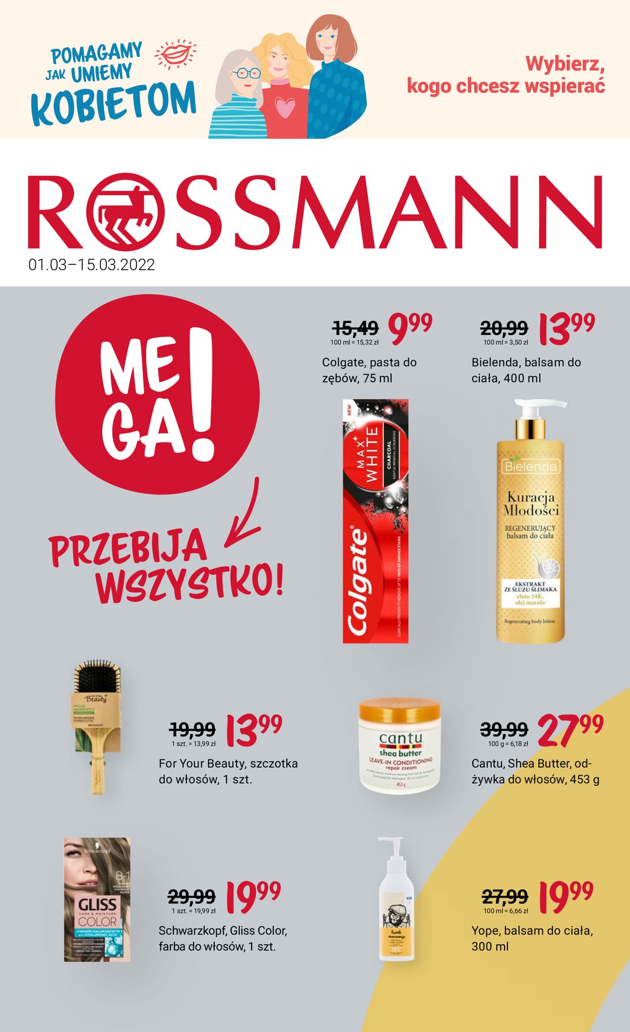Gazetka promocyjna Rossmann - 01.03-15.03.2022
