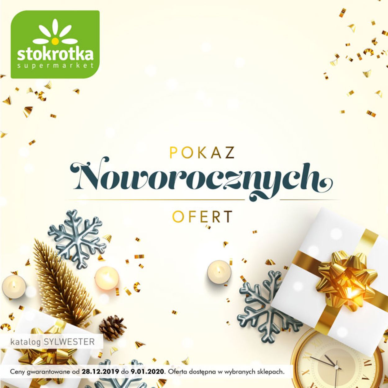 Gazetka promocyjna Stokrotka - Gazetka Noworoczna 2019/2020 - 28.12-09.01.2020