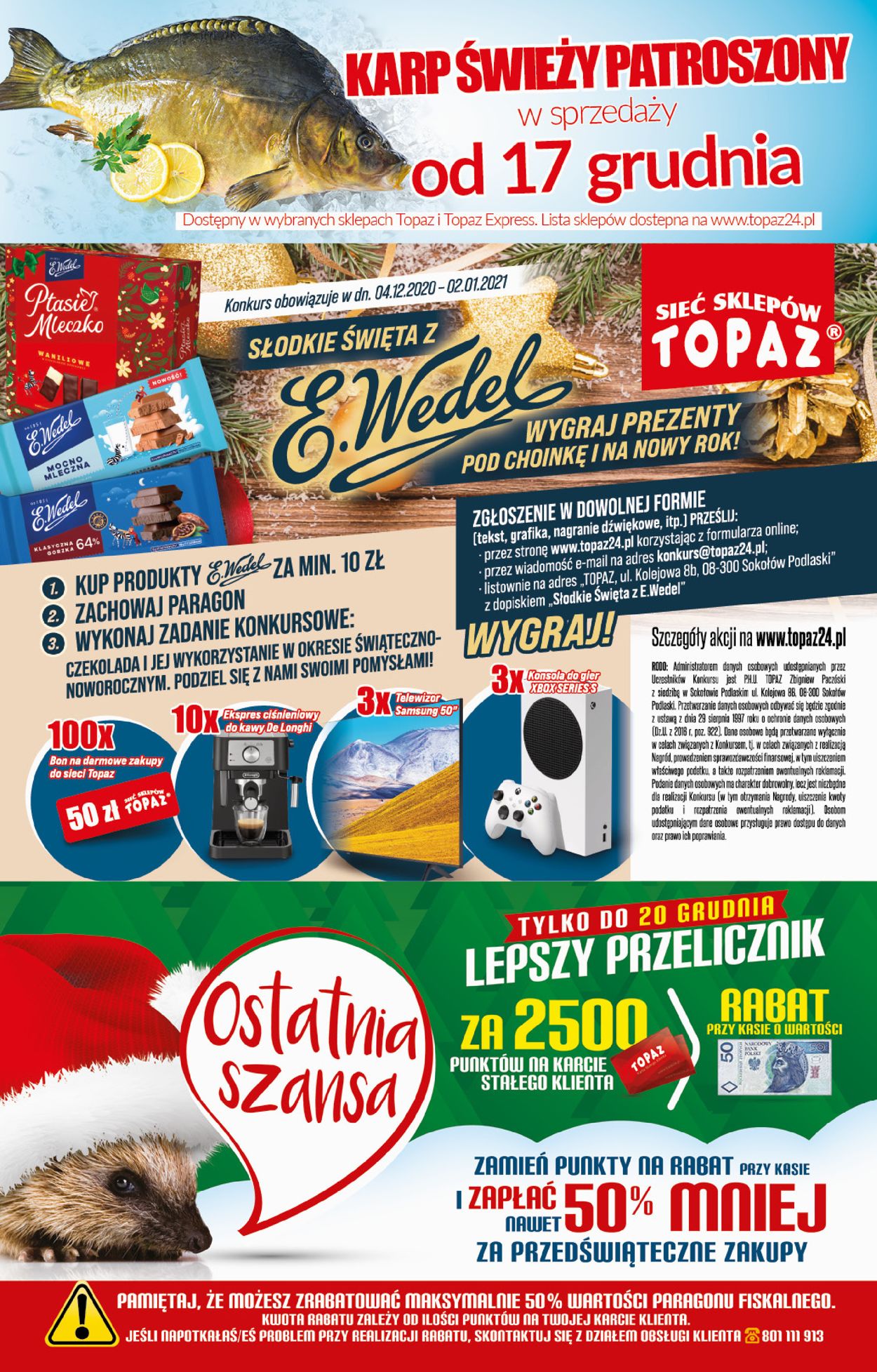 Gazetka promocyjna Topaz Gazetka Świąteczna 2020 - 17.12-24.12.2020 (Strona 2)