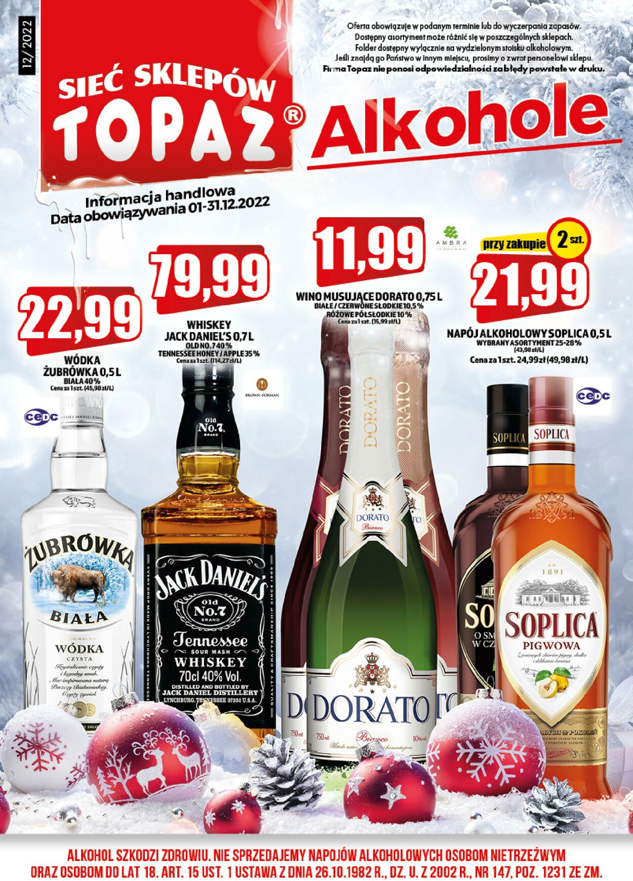 Gazetka promocyjna Topaz - 01.12-31.12.2022