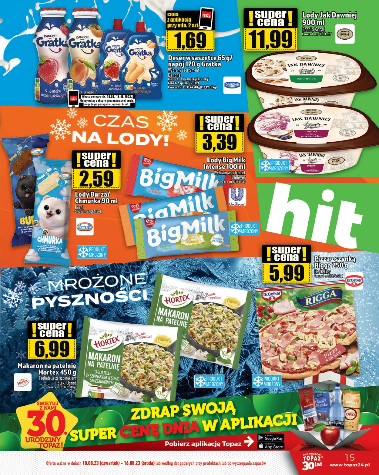 Gazetka promocyjna Topaz - 09.08-16.08.2023 (Strona 15)