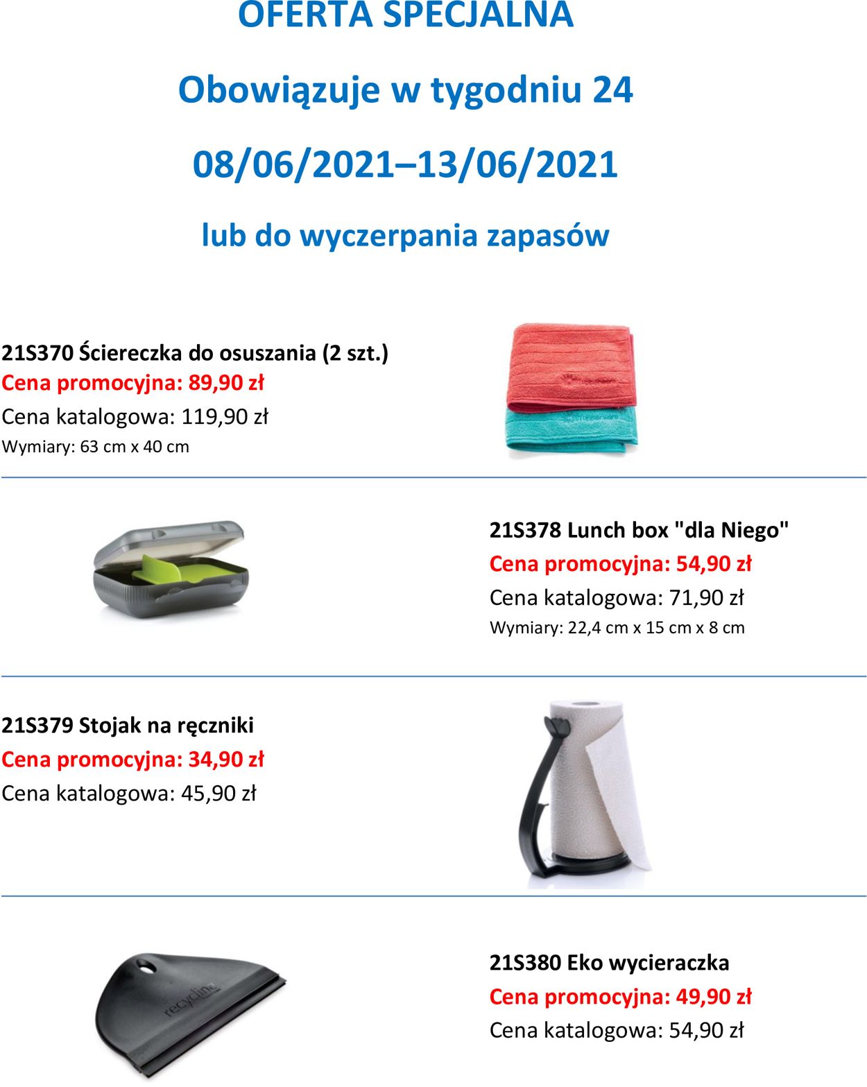 Gazetka promocyjna Tupperware - 08.06-13.06.2021