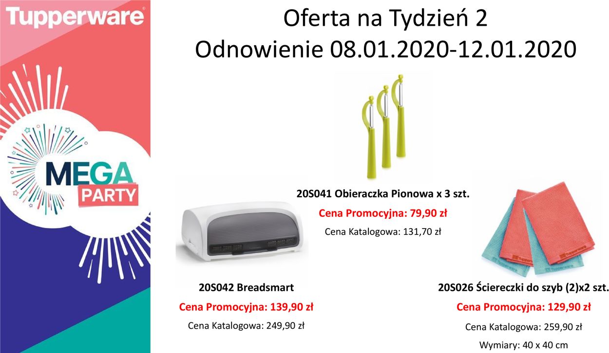 Gazetka promocyjna Tupperware - 08.01-12.01.2020