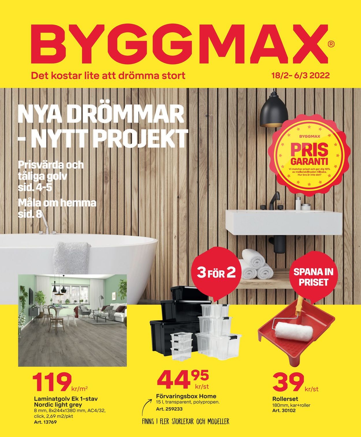 ByggMax - Reklamblad - 18/02-06/03-2022