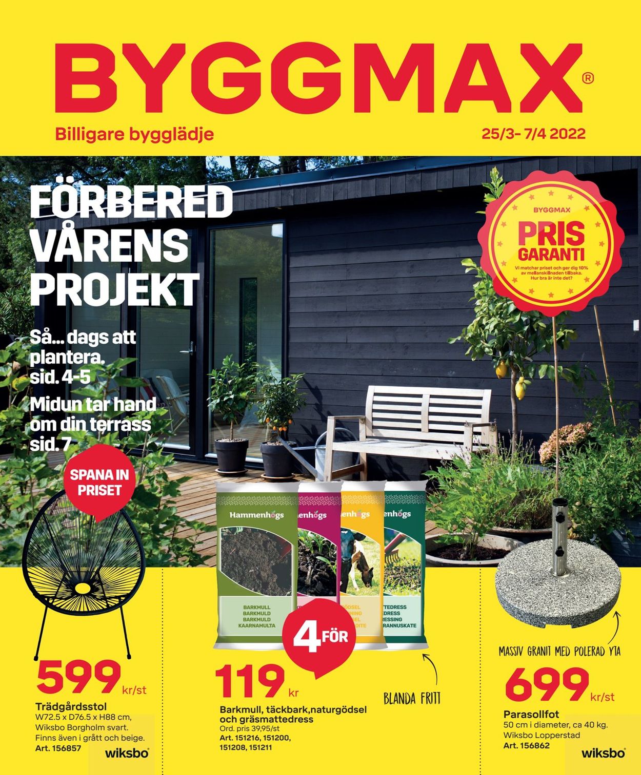 ByggMax - Reklamblad - 25/03-07/04-2022