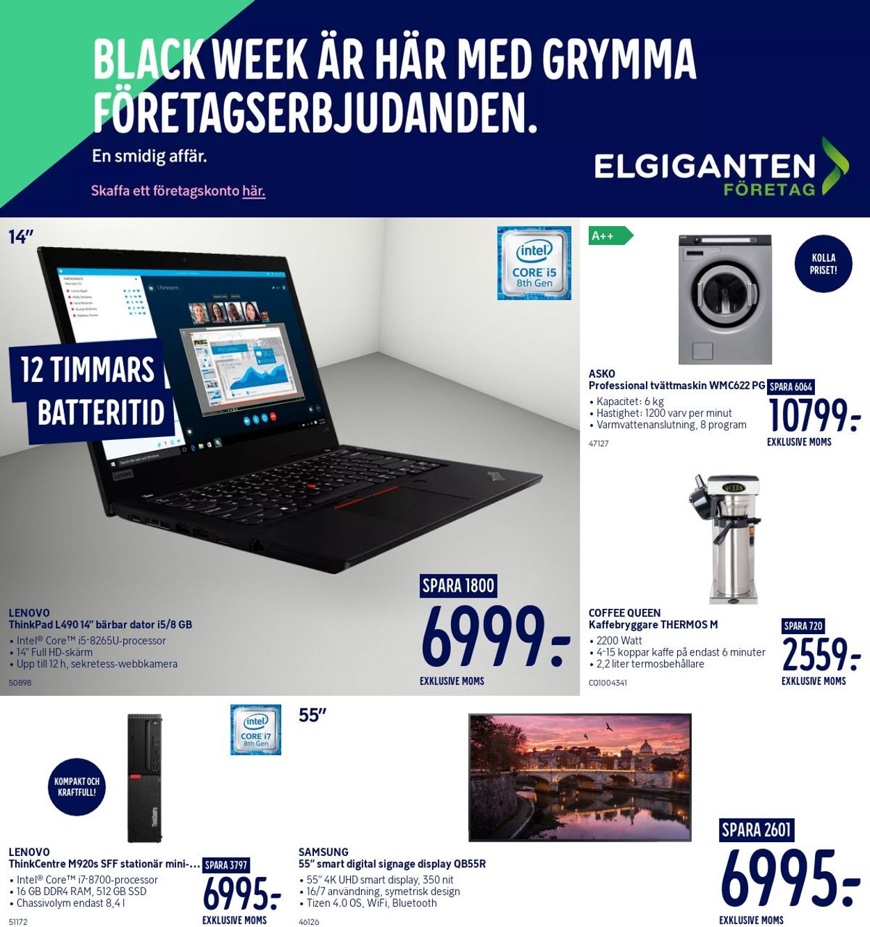 Elgiganten Black Week 2019 - Reklamblad - 25/11-02/12-2019