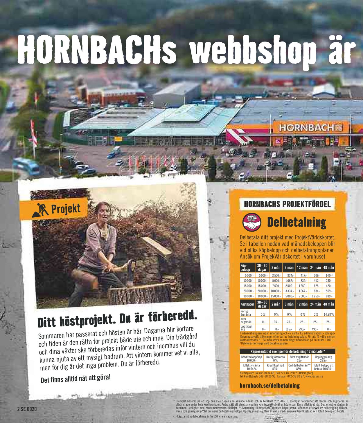 Hornbach - Reklamblad - 01/09-30/09-2020 (Sida 2)
