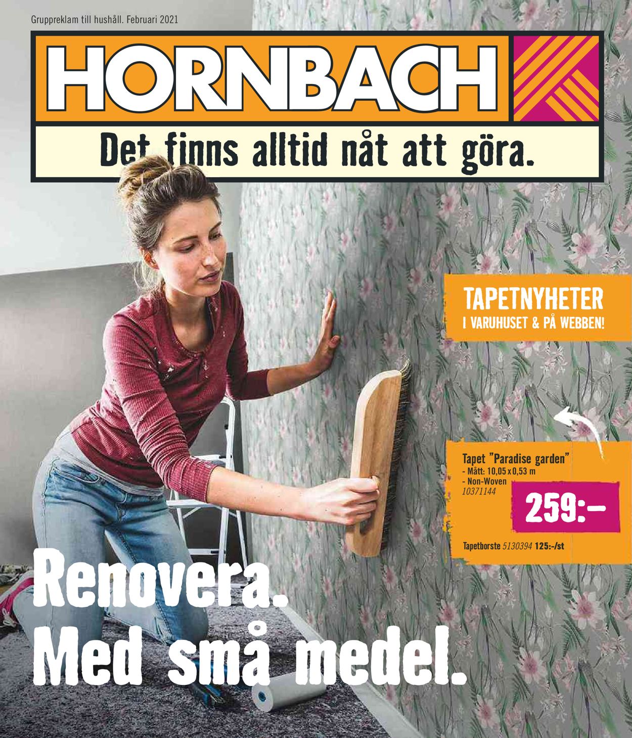 Hornbach - Reklamblad - 01/02-28/02-2021