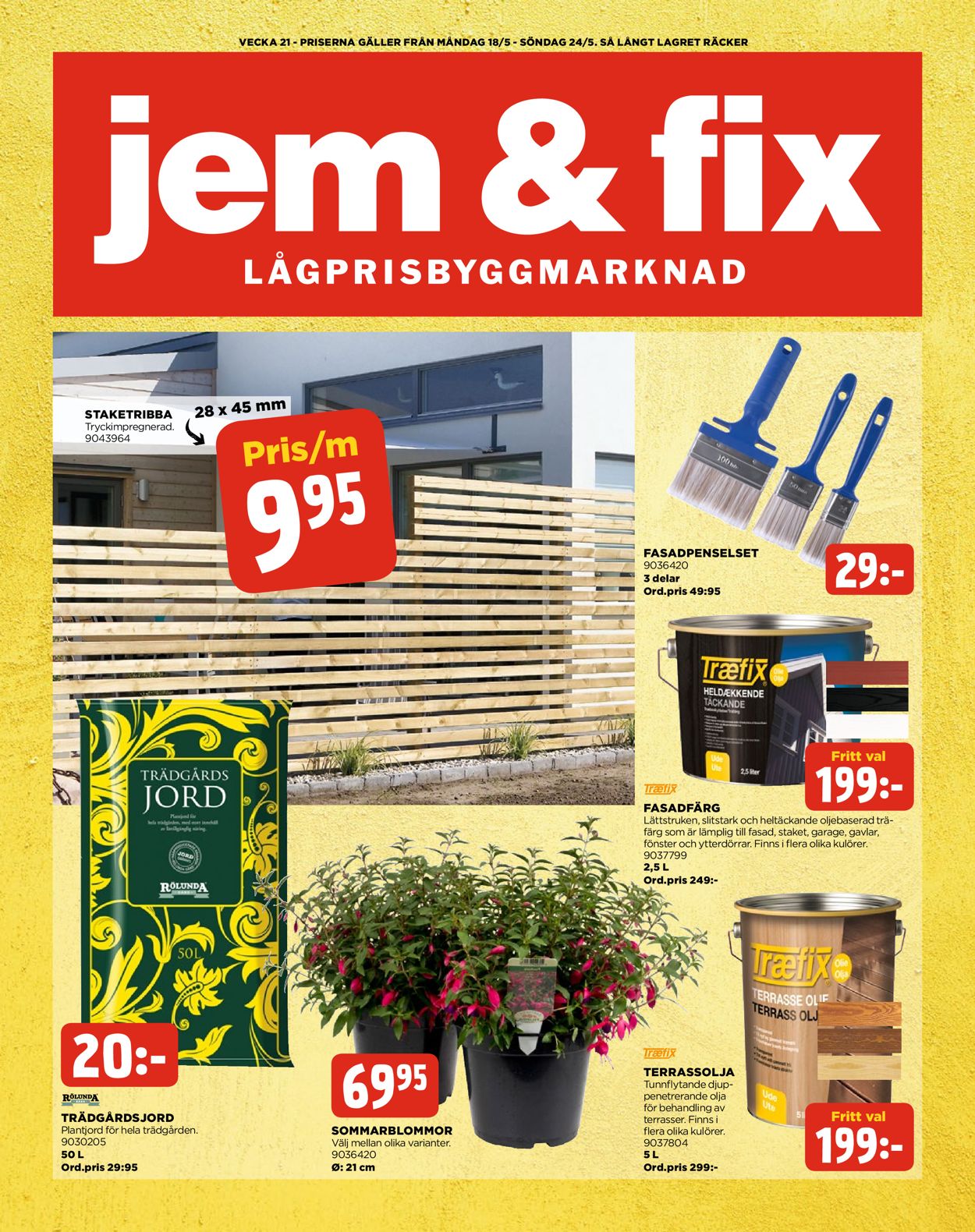 Jem & Fix - Reklamblad - 18/05-24/05-2020