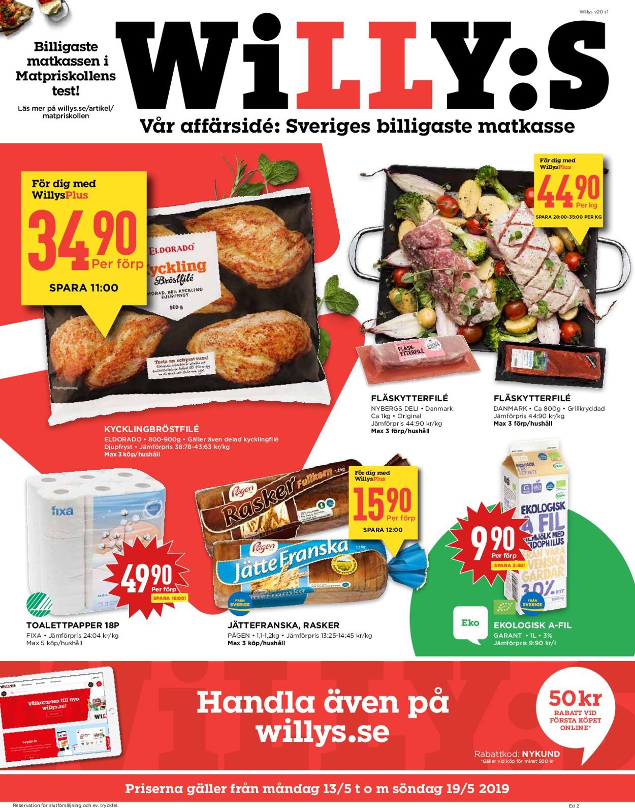 WiLLY:S - Reklamblad - 13/05-19/05-2019