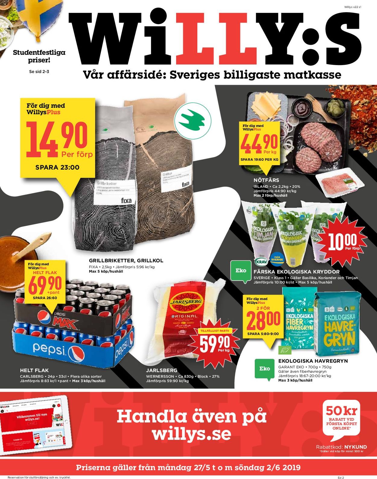 WiLLY:S - Reklamblad - 27/05-02/06-2019