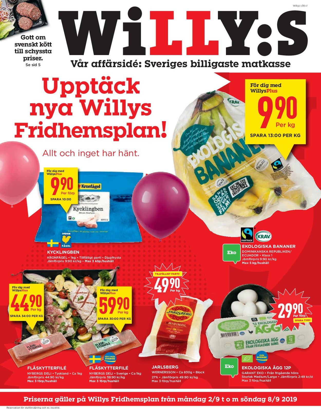 WiLLY:S - Reklamblad - 02/09-08/09-2019