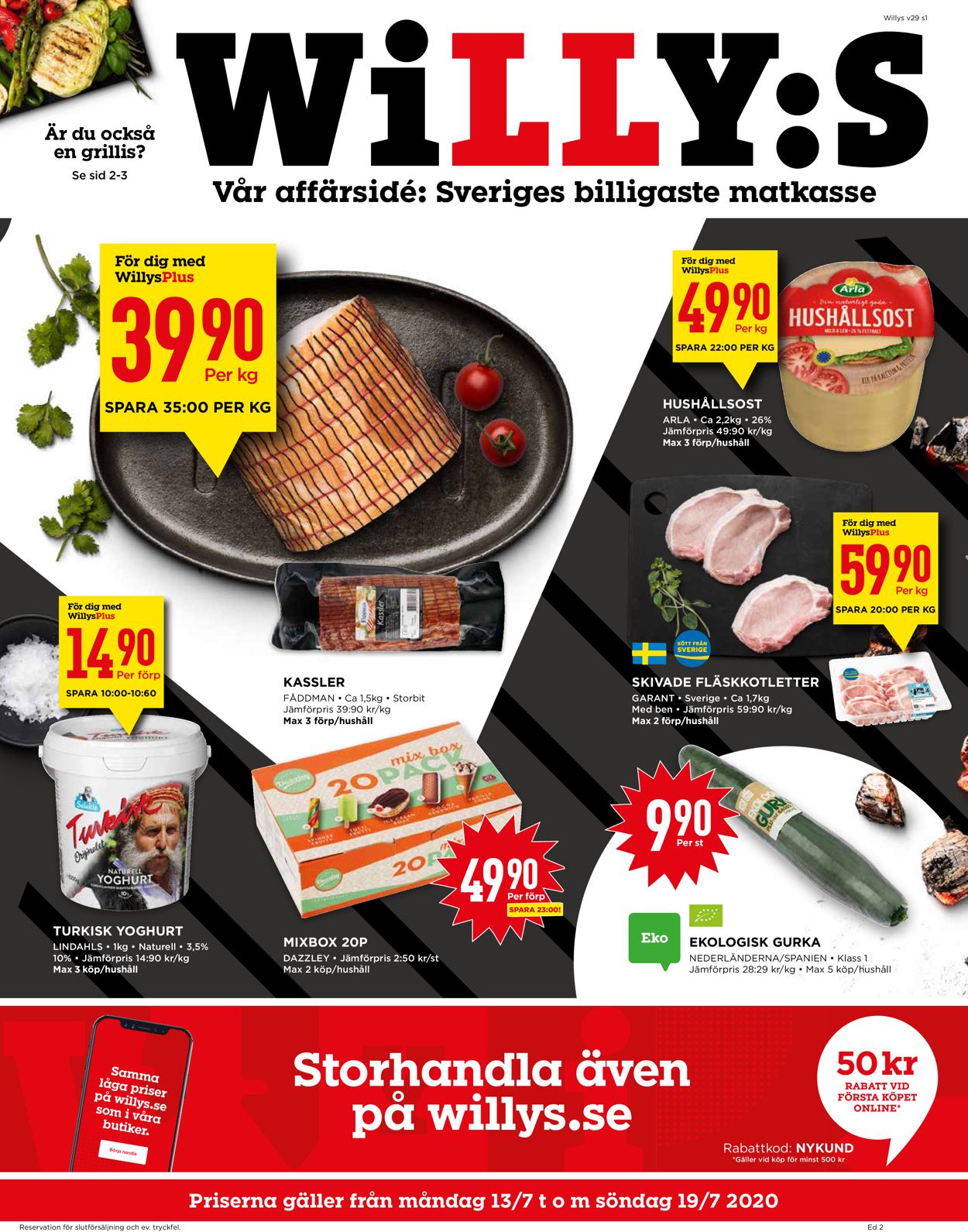 WiLLY:S - Reklamblad - 13/07-19/07-2020