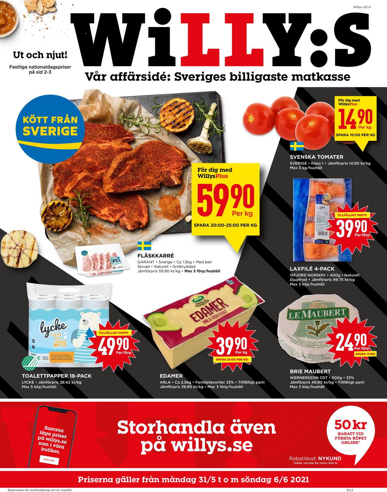 WiLLY:S - Reklamblad - 31/05-06/06-2021