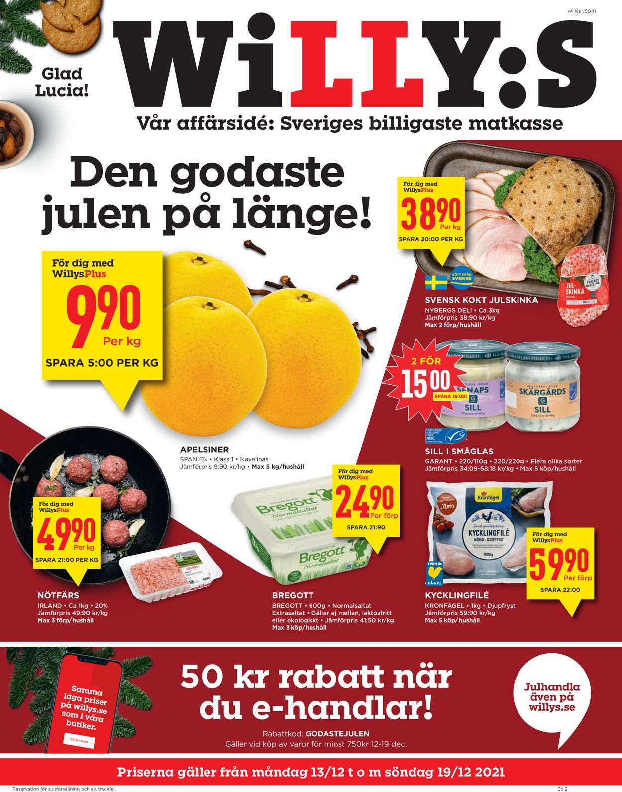 WiLLY:S - Reklamblad - 13/12-19/12-2021