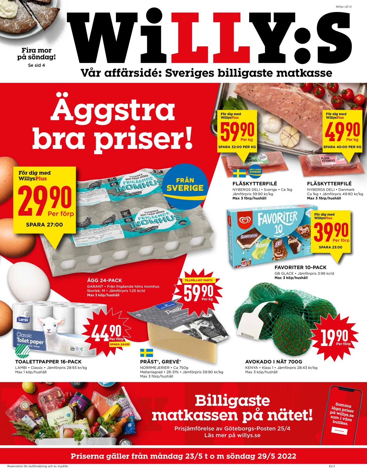 WiLLY:S - Reklamblad - 23/05-29/05-2022