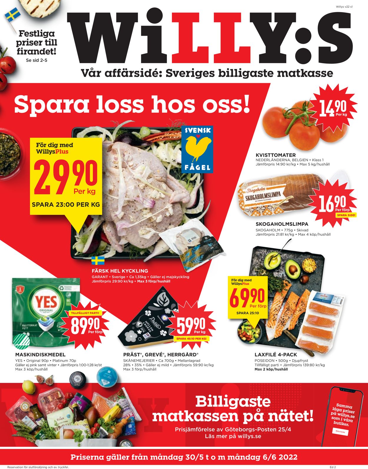 WiLLY:S - Reklamblad - 30/05-06/06-2022