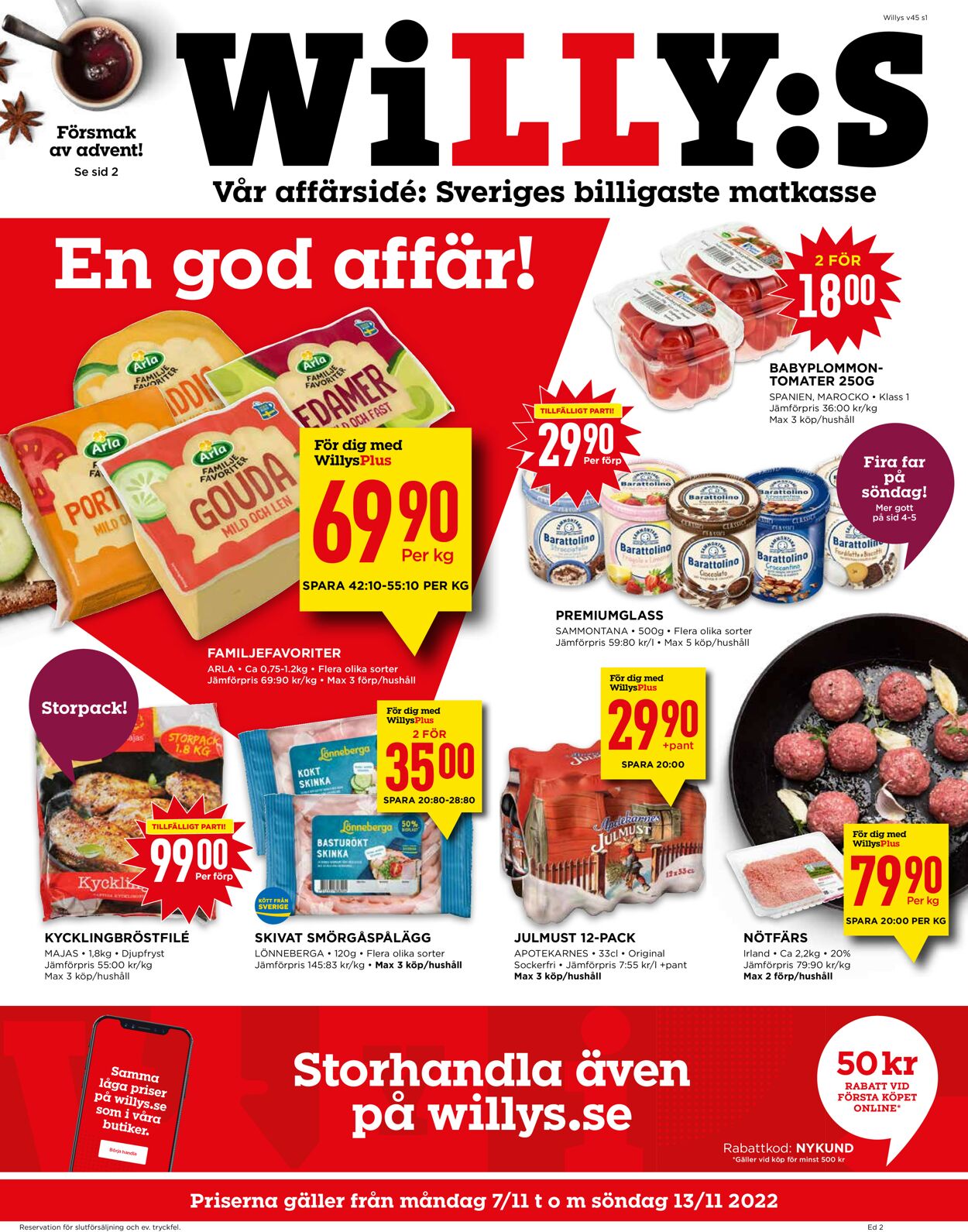 WiLLY:S - Reklamblad - 07/11-15/11-2022