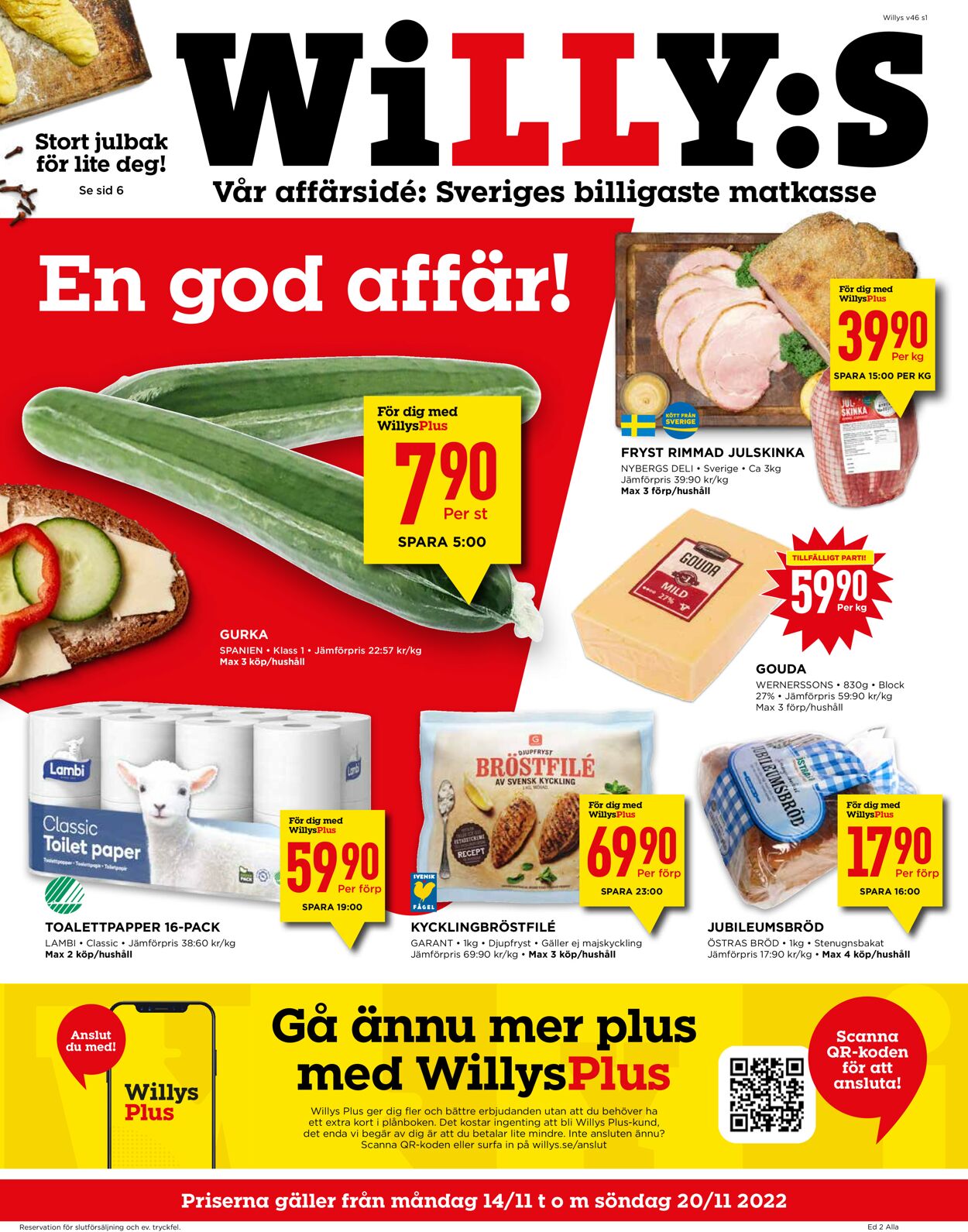 WiLLY:S - Reklamblad - 14/11-22/11-2022