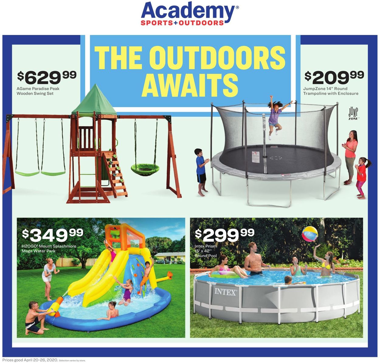 Academy Sports Weekly Ad Circular - valid 04/20-04/26/2020