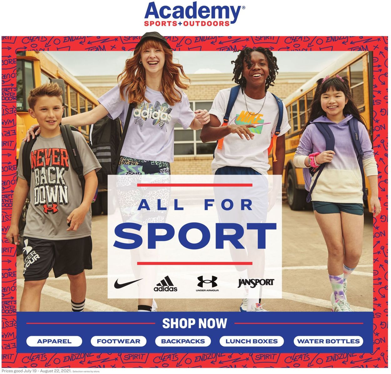 Academy Sports Weekly Ad Circular - valid 07/19-08/22/2021