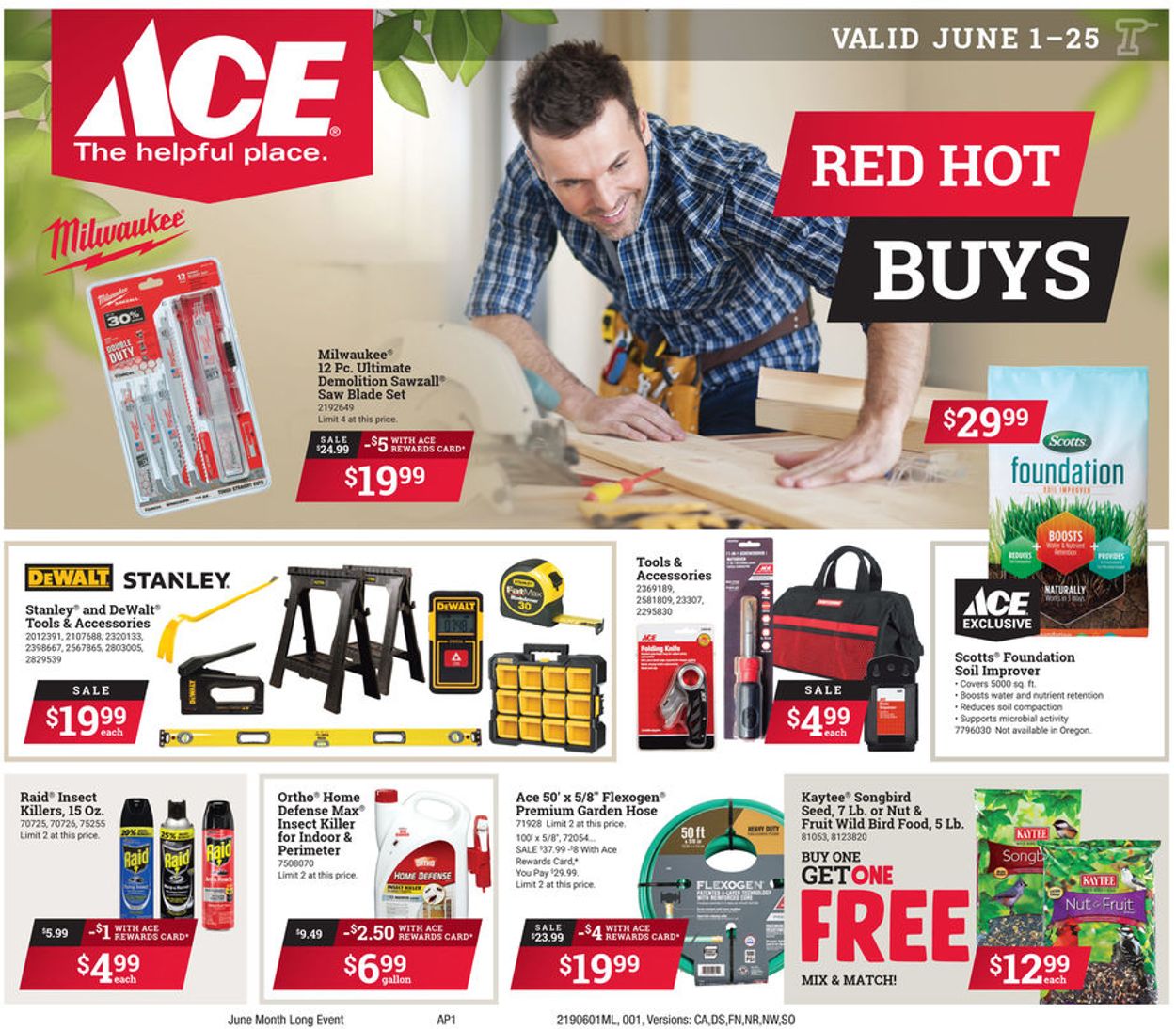 Ace Hardware Weekly Ad Circular - valid 06/01-06/25/2019