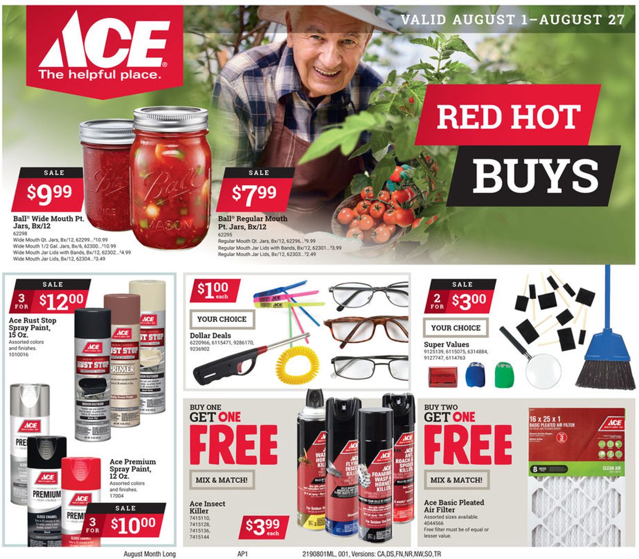 Ace Hardware Weekly Ad Circular - valid 08/01-08/27/2019