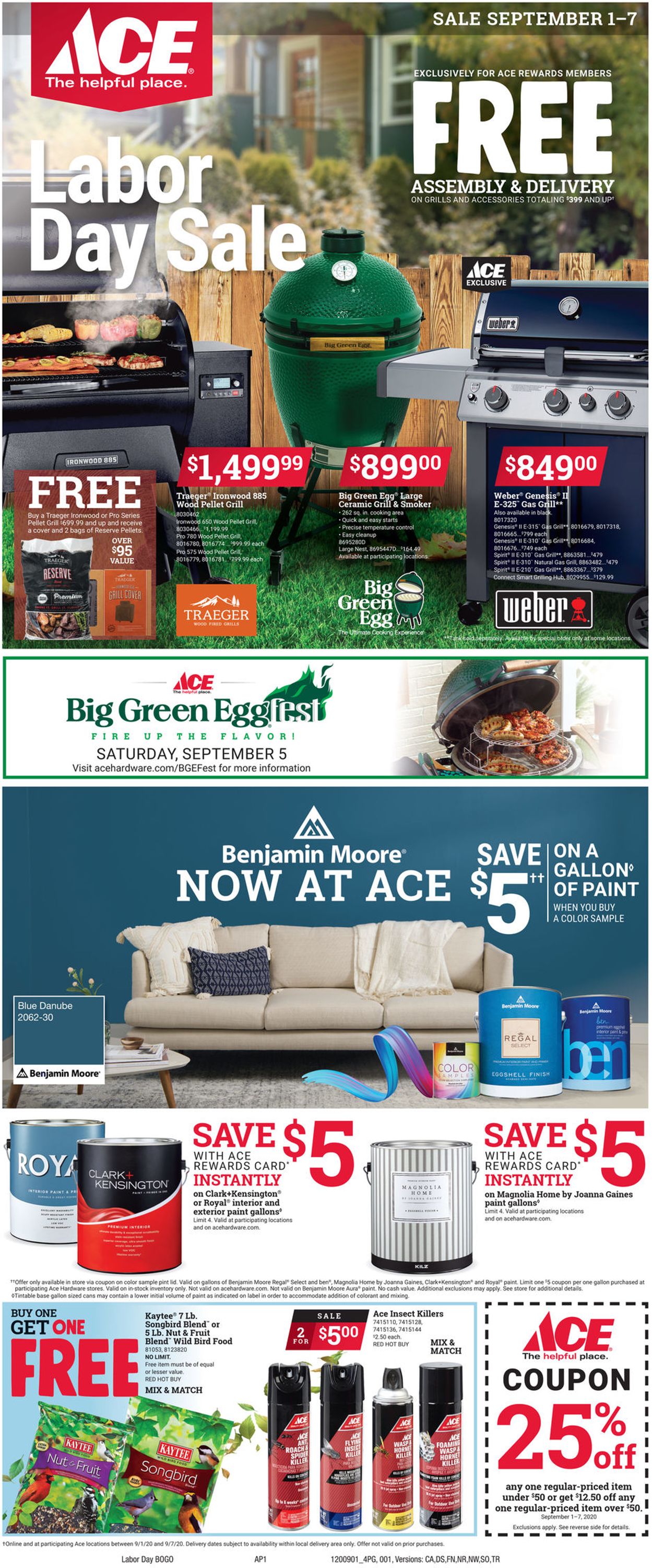 Ace Hardware Weekly Ad Circular - valid 09/01-09/07/2020