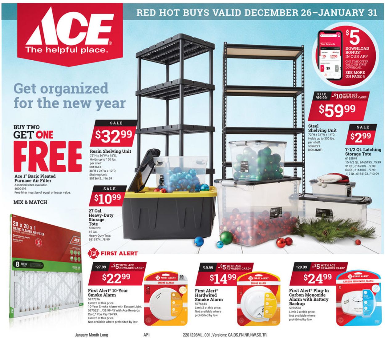 Ace Hardware Weekly Ad Circular - valid 12/26-01/31/2021