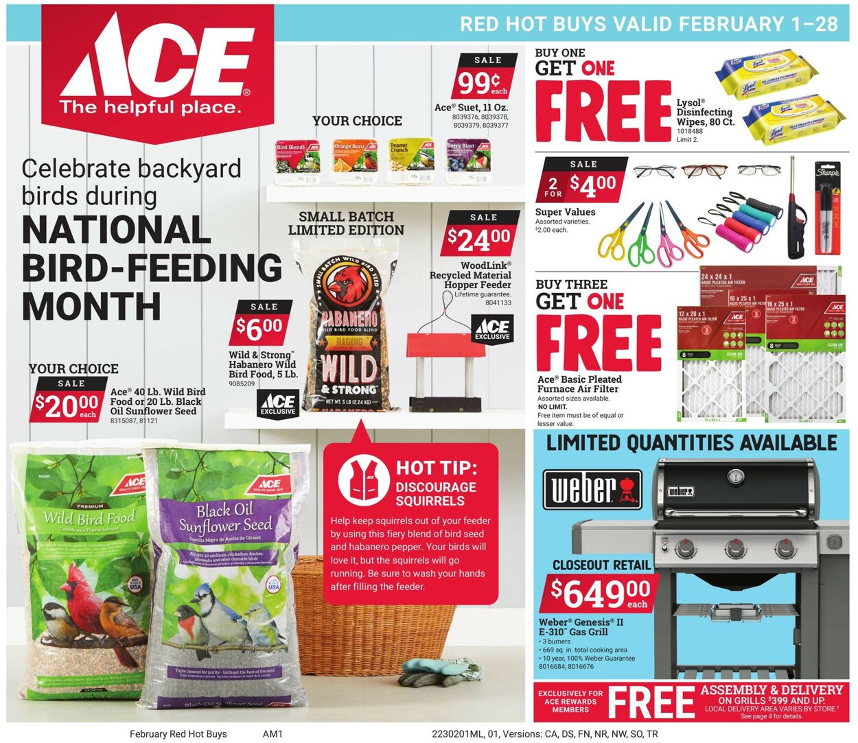 Ace Hardware Weekly Ad Circular - valid 02/01-02/28/2023