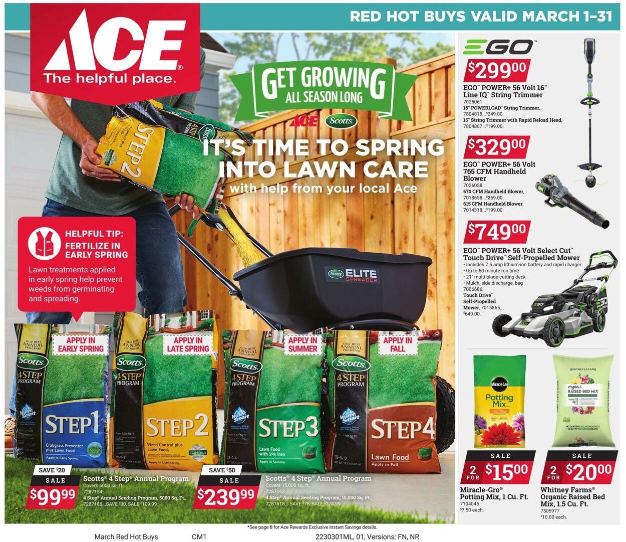 Ace Hardware Weekly Ad Circular - valid 03/01-03/31/2023