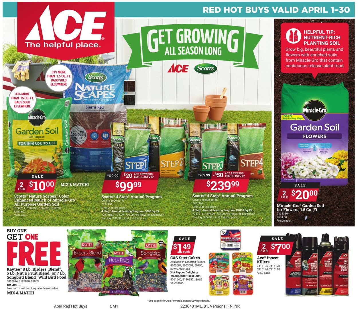 Ace Hardware Weekly Ad Circular - valid 04/01-04/30/2023